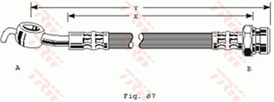 Brake Hose TRW PHD290