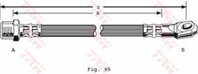 Brake Hose TRW PHD304