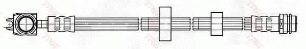 TRW PHD455 Brake Hose