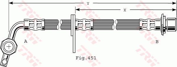 TRW PHD477 Brake Hose