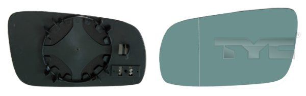 TYC 302-0012-1 Mirror Glass, exterior mirror
