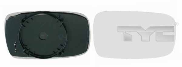 TYC 310-0043-1 Mirror Glass, exterior mirror