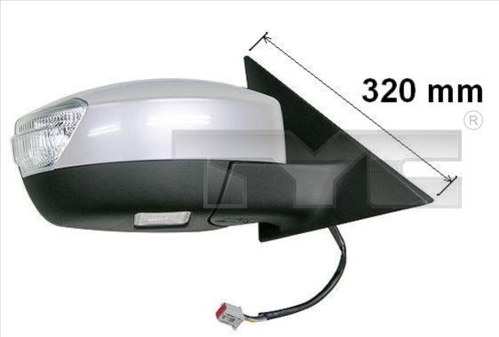 TYC 310-0123 Exterior Mirror