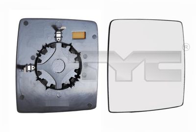 Mirror Glass, exterior mirror TYC 325-0057-1