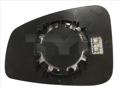 Mirror Glass, exterior mirror TYC 328-0141-1