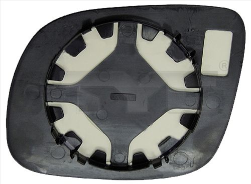 TYC 332-0007-1 Mirror Glass, exterior mirror