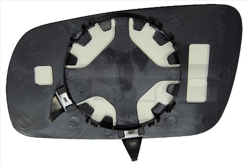 TYC 332-0009-1 Mirror Glass, exterior mirror