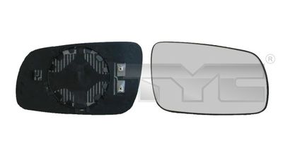 Mirror Glass, exterior mirror TYC 332-0013-1