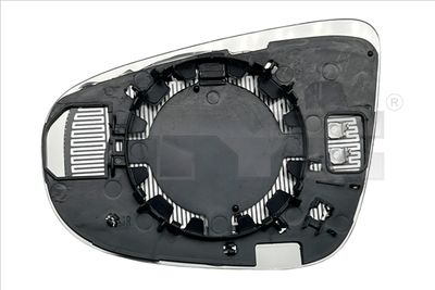 Mirror Glass, exterior mirror TYC 337-0171-1