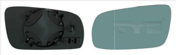 TYC 337-0296-1 Mirror Glass, exterior mirror