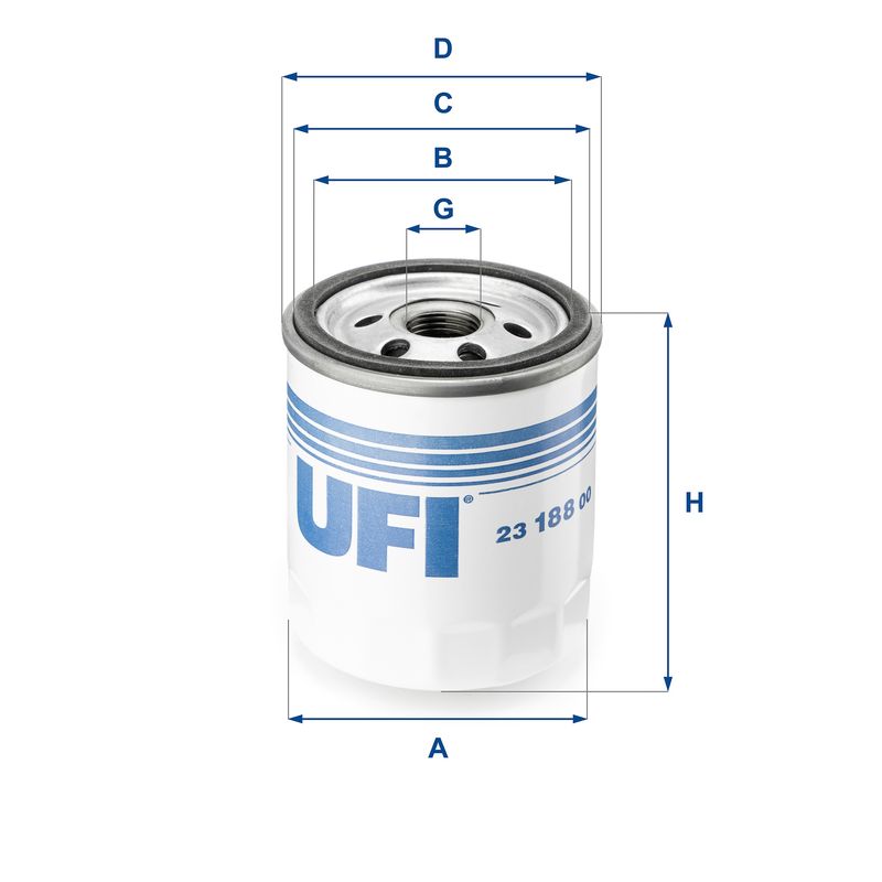 UFI 23.188.00 Oil Filter