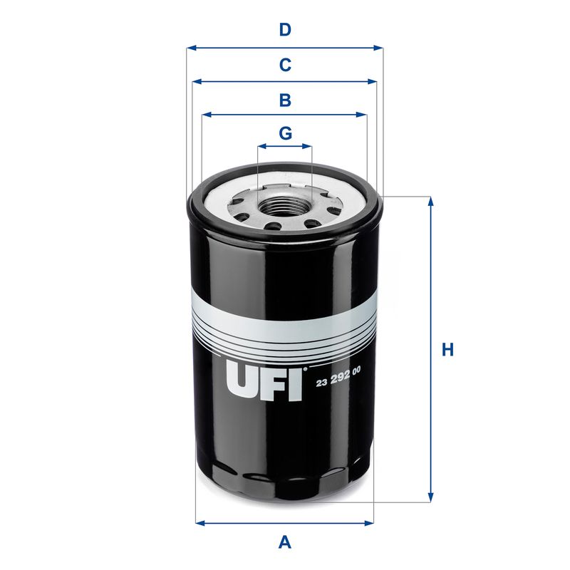 UFI 23.292.00 Oil Filter