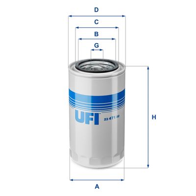 Oil Filter UFI 23.471.00