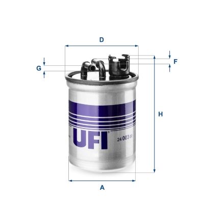 UFI 24.003.00 Fuel Filter