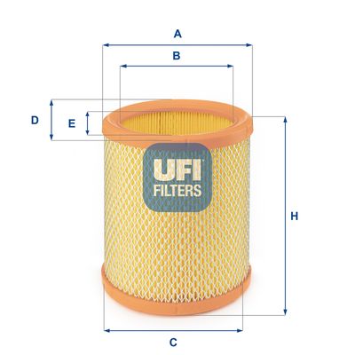 Air Filter UFI 27.196.00