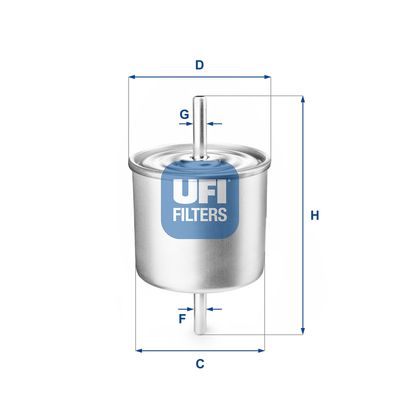 Fuel Filter UFI 31.514.00