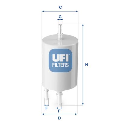 Fuel Filter UFI 31.854.00