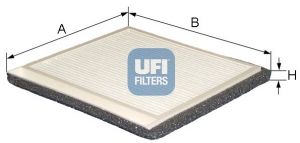 Filter, cabin air UFI 53.188.00