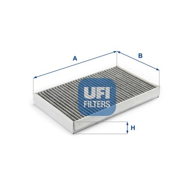 Filter, cabin air UFI 54.155.00