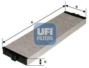 UFI 54.157.00 Filter, cabin air