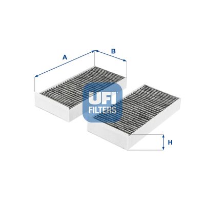 Filter, cabin air UFI 54.279.00