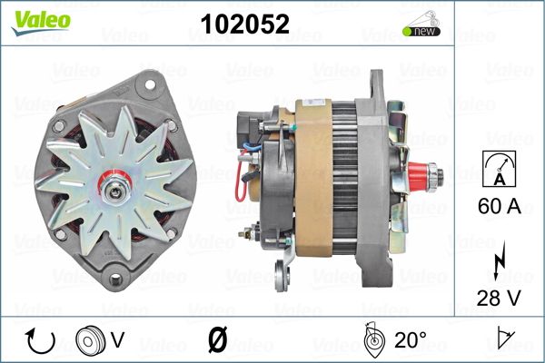 VALEO 102052 Alternator