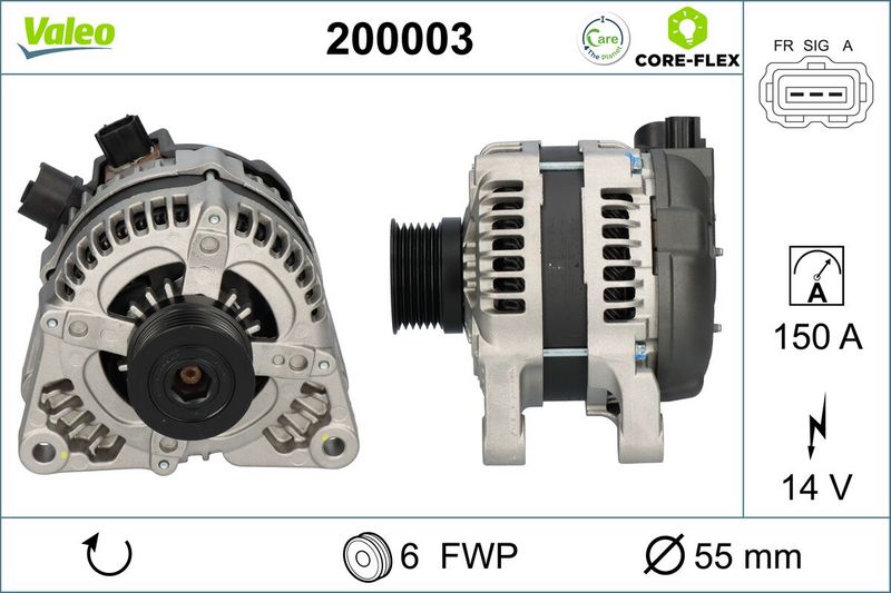 VALEO 200003 Alternator