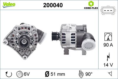Alternator VALEO 200040