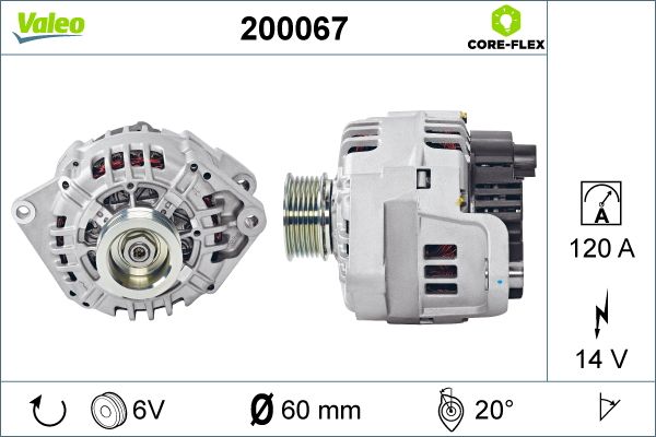 VALEO 200067 Alternator