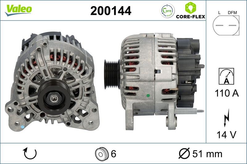 VALEO 200144 Alternator