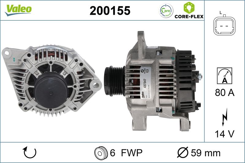 VALEO 200155 Alternator