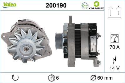 Alternator VALEO 200190