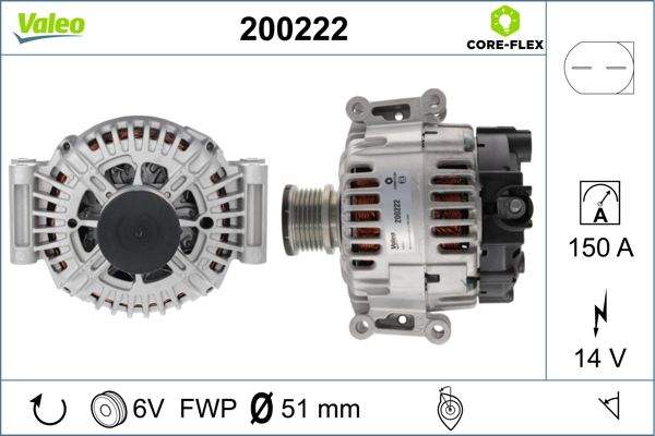 VALEO 200222 Alternator