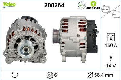 Alternator VALEO 200264