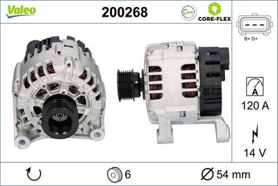 Alternator VALEO 200268