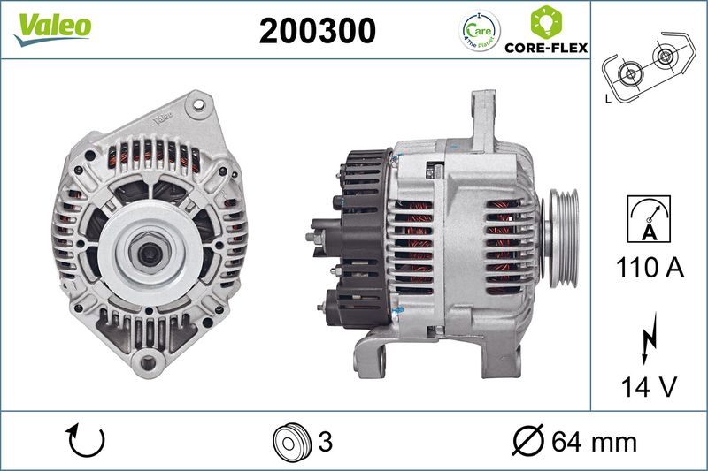 VALEO 200300 Alternator