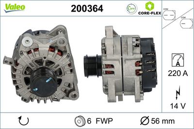 Alternator VALEO 200364