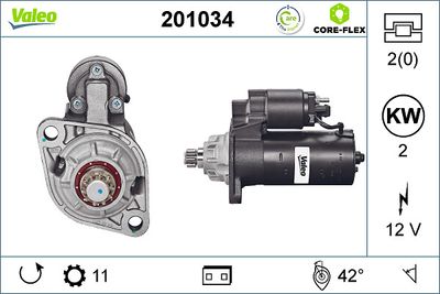 Starter VALEO 201034
