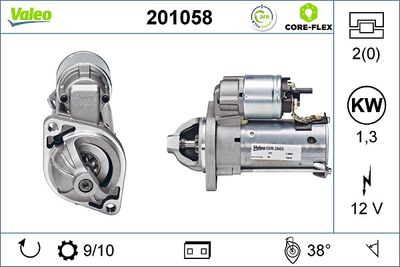 Starter VALEO 201058