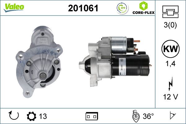 VALEO 201061 Starter