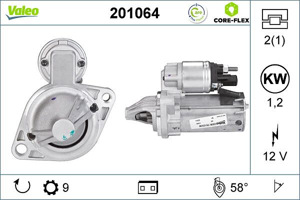 VALEO 201064 Starter
