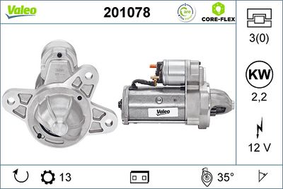 Starter VALEO 201078