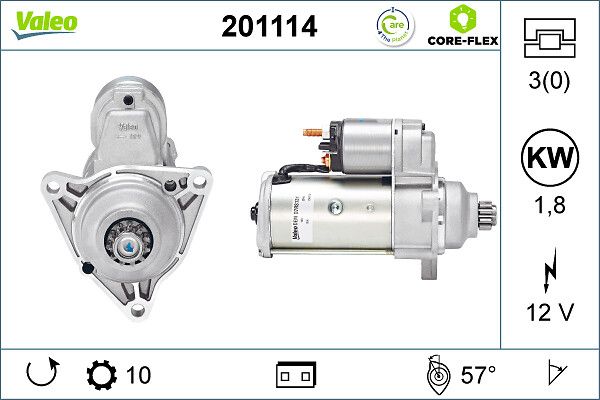 VALEO 201114 Starter