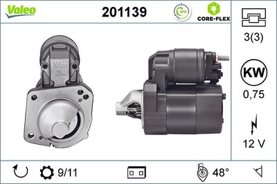 Starter VALEO 201139