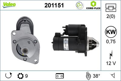 Starter VALEO 201151
