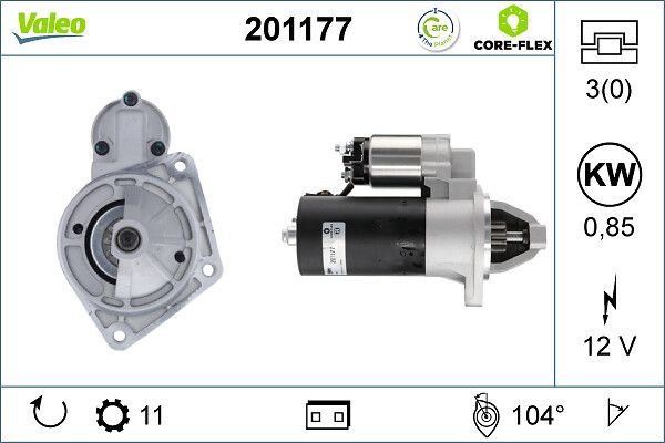 VALEO 201177 Starter