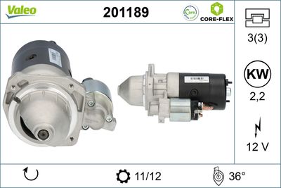 Starter VALEO 201189