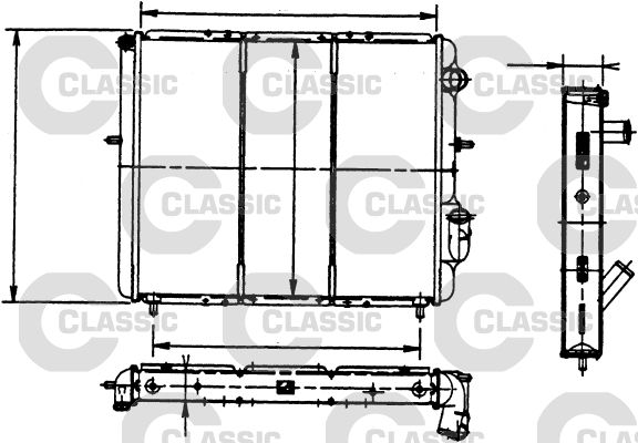 VALEO 230183 Radiator, engine cooling