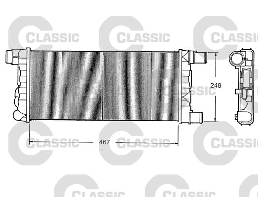 VALEO 230520 Radiator, engine cooling