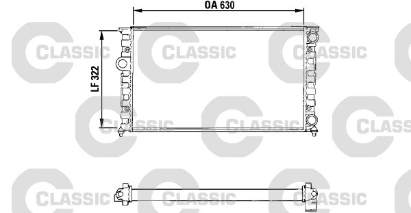 VALEO 231025 Radiator, engine cooling